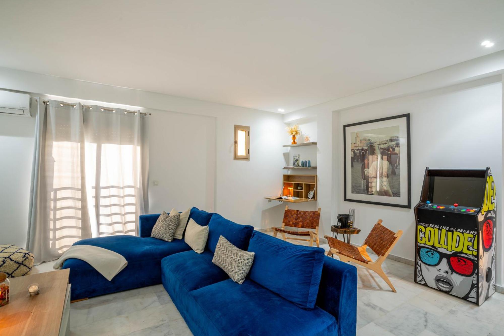 New ! Unique Equipped Flat In The Heart Of Marrakech Marraquexe Exterior foto