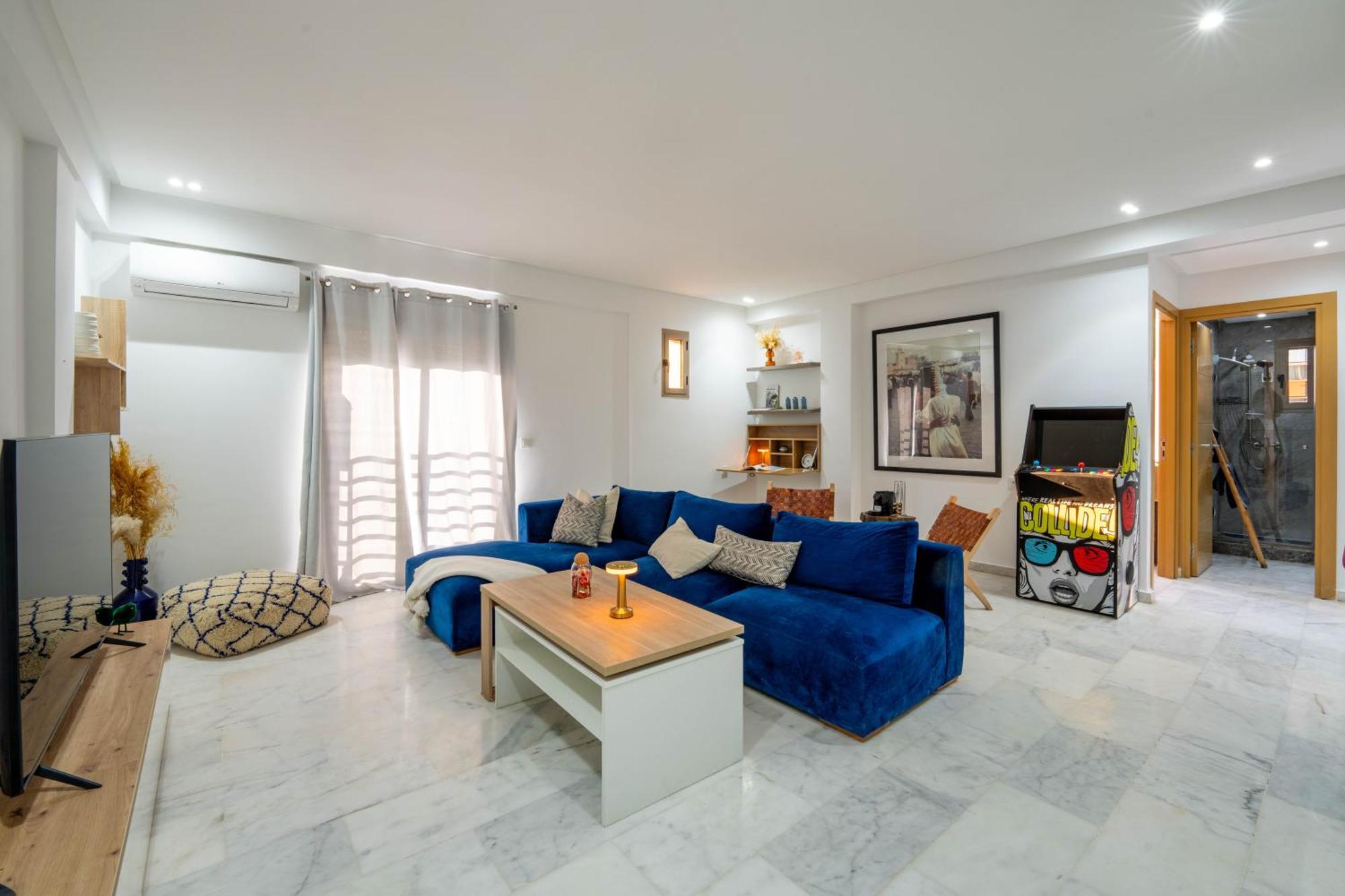 New ! Unique Equipped Flat In The Heart Of Marrakech Marraquexe Exterior foto