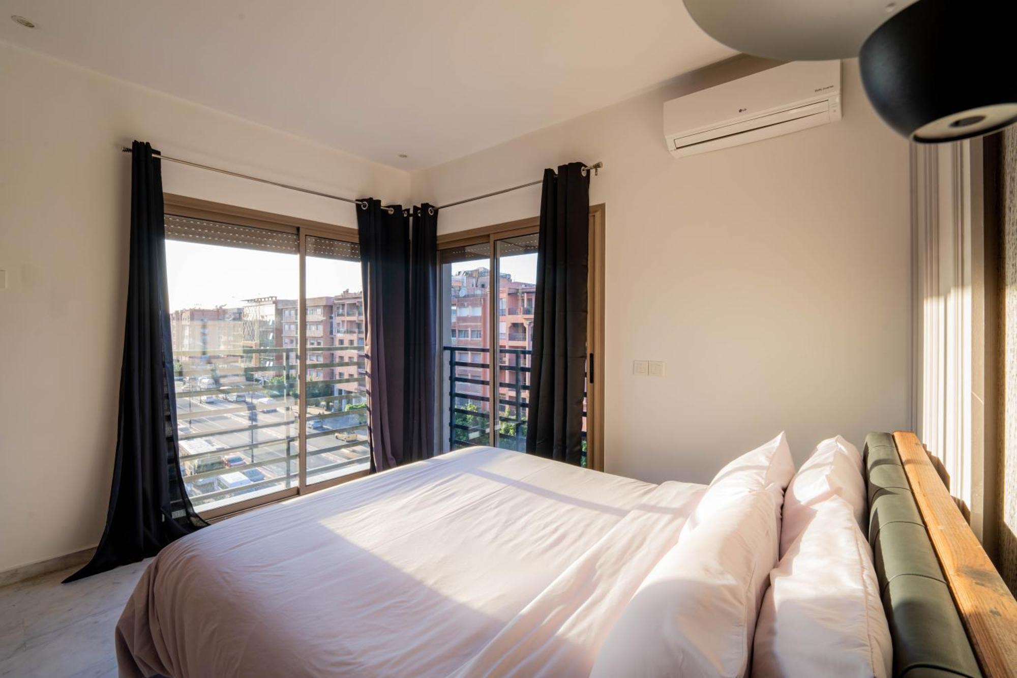 New ! Unique Equipped Flat In The Heart Of Marrakech Marraquexe Exterior foto